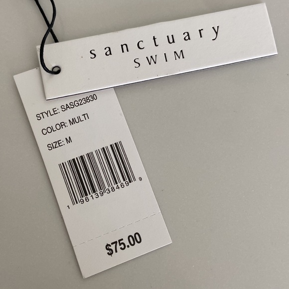 Sanctuary Women's Savage Gardener Mock-Neck Dress Swim Cover-Up Size Medium - Picture 2 of 13